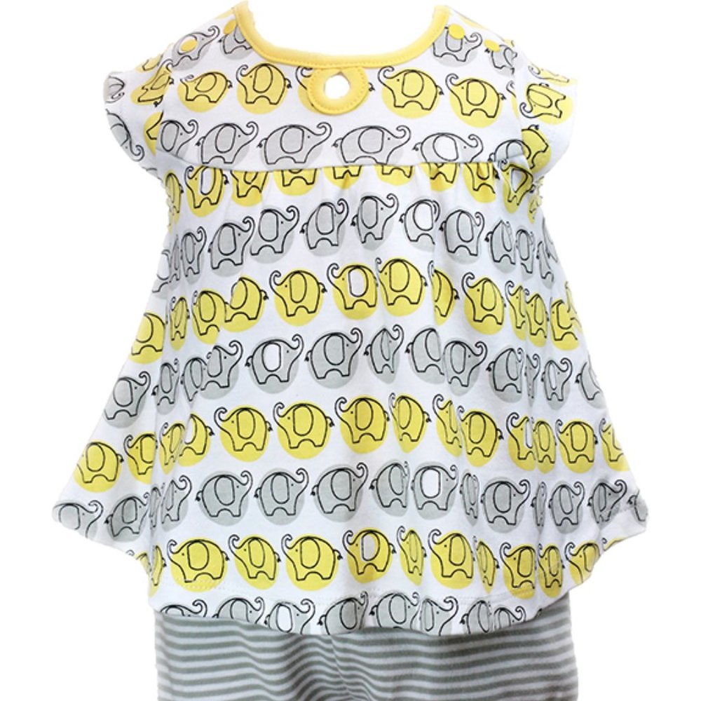 OffSpring Elephant Diaper Set